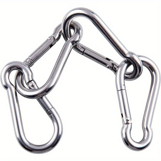 2pcs Iron Spring Hook Gourd Connection Buckle Keychain