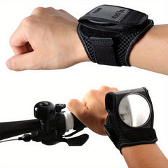 360&deg; Rotatable Bicycle Rearview Mirror with Reflective Mirror & Strap