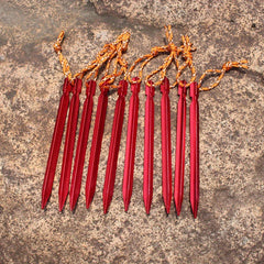 10pcs Camping Canopy Nail Tent Pegs Ground Nails Camping Accessories