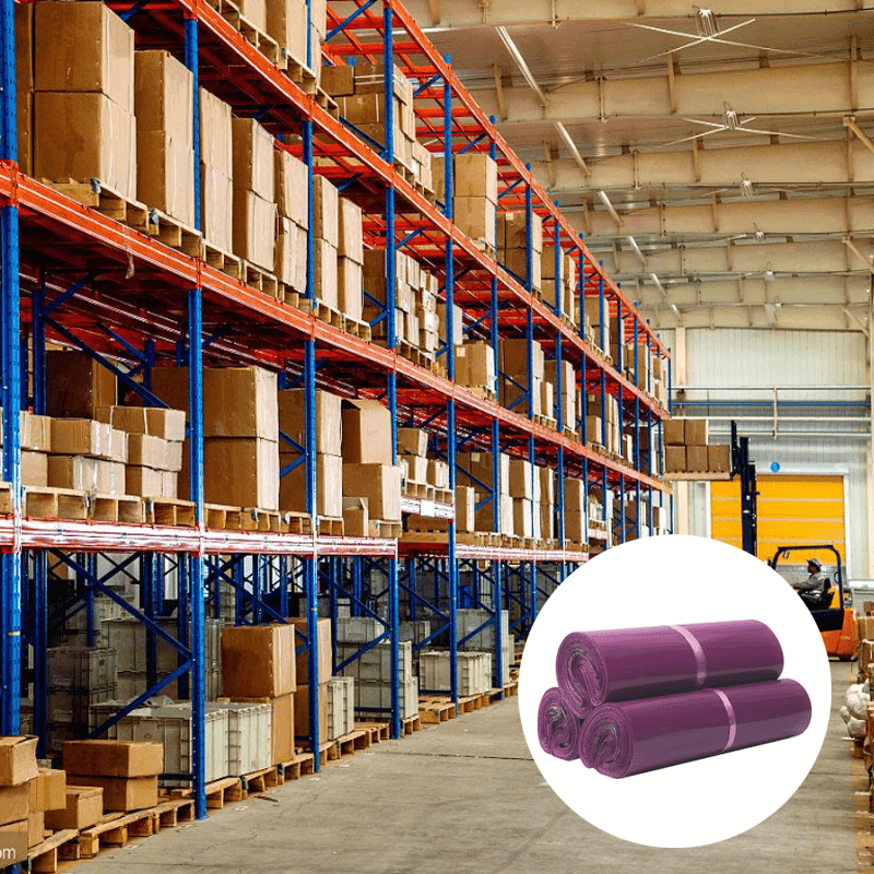 200 Purple Hand held Thickened 12 thread Courier Bags 32x41x7.12in