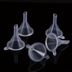9pcs Plastic Small Funnel for Perfume Liquid Storage Filling