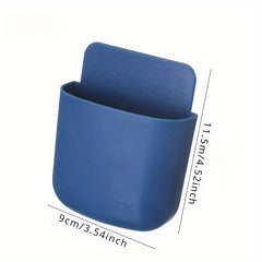 2pcs Wall Mount Phone Holder Remote Control Organizer Desk Organizer