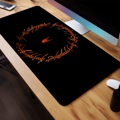 Red Ring Large Gaming Mouse Pad Desk Mat Non Slip Rubber Base