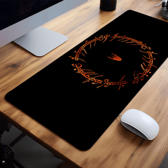 Red Ring Large Gaming Mouse Pad Desk Mat Non Slip Rubber Base