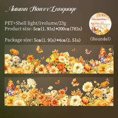 Tape Flower Scrapbook Stickers for Decorations