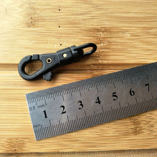 10pcs Light Steel Quick Hook Mini Rotating Buckles Backpack Accessories