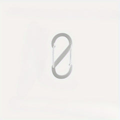 6pcs S Shaped Carabiners Outdoor Aluminium Alloy 8 Shaped Clip Multifunctional