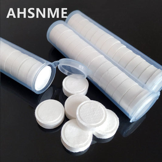 20 Portable Disposable Facial Cleansers in PVC Plastic Tube Packaging