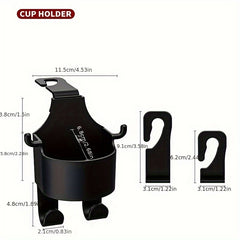 2pcs Car Boat Seat Back Cup Holder Mobile Phone Holder