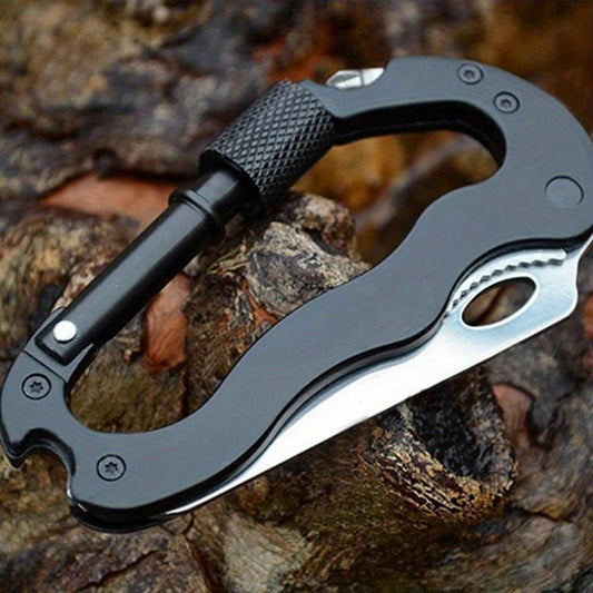 5-In-1 Outdoor Multifunctional Mountaineering Buckle Fast Hanging Buckle