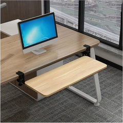 Ergonomic Clamp Keyboard Tray Under Desk Slide-Out Mouse Platform Easy Assembly