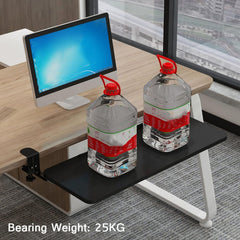 Ergonomic Clamp Keyboard Tray Under Desk Slide-Out Mouse Platform Easy Assembly