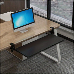 Ergonomic Clamp Keyboard Tray Under Desk Slide-Out Mouse Platform Easy Assembly