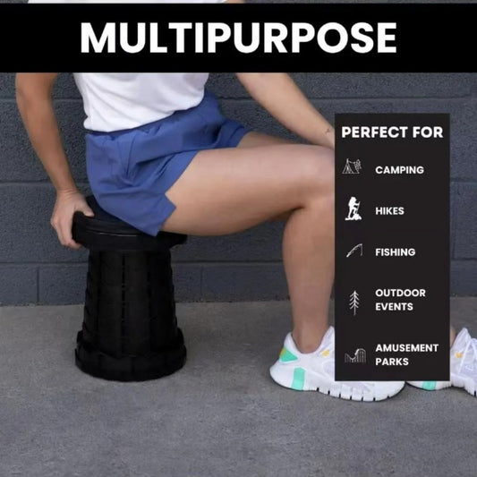 Adjustable Telescopic Stool for Outdoor Activities