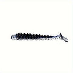 10pcs Paddle Tail Swimbaits Soft Baits Fishing Tackle For Saltwater Freshwater