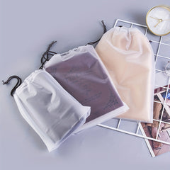 5 Pcs Travel Shoes Storage Pouches Lightweight Drawstring Bags