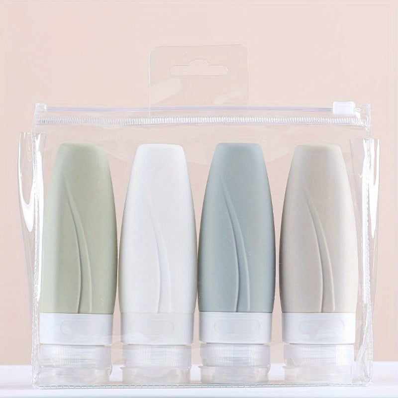 Travel Bottles Set Silicone 60ml 90ml Sub Cosmetic Storage Bottle Accessories