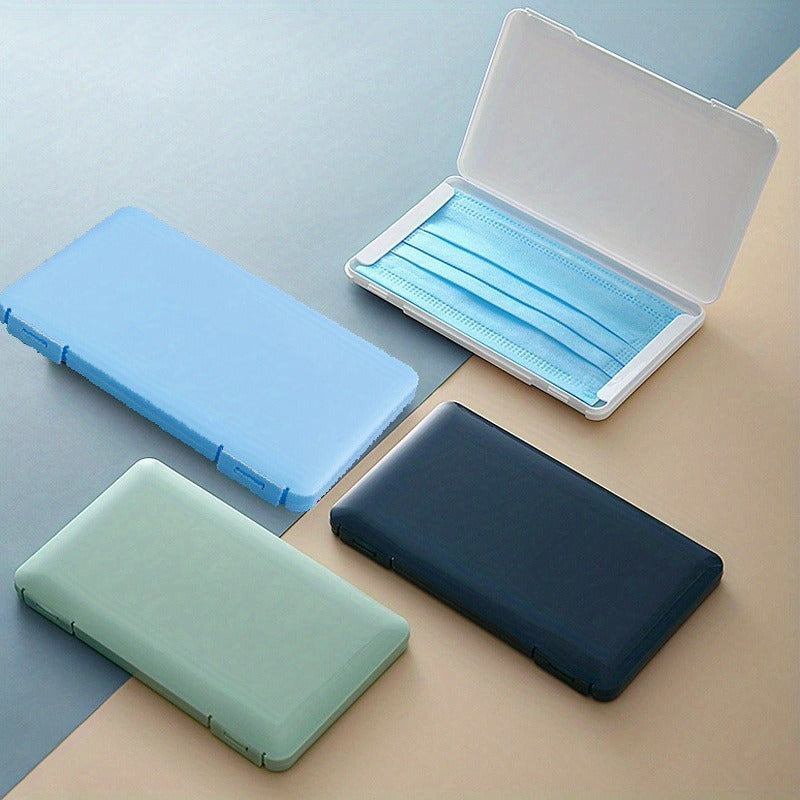 2pcs Mask Storage Box Waterproof Isolate Bacteria