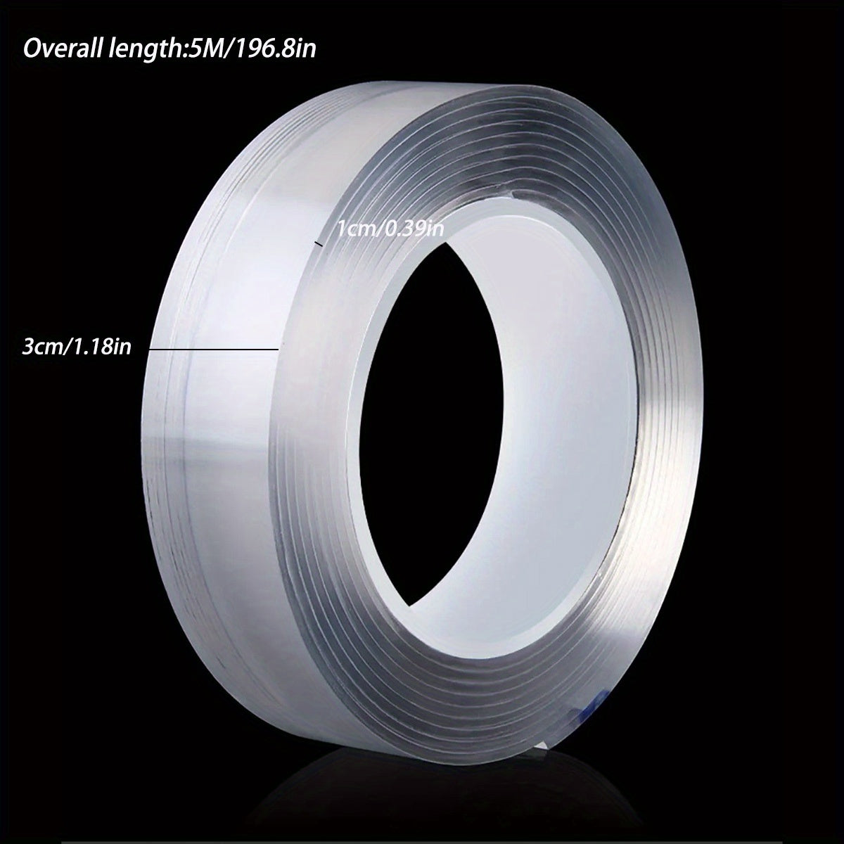 5M Nano Double Sided Tape Reusable Waterproof Strong Adhesive Tape