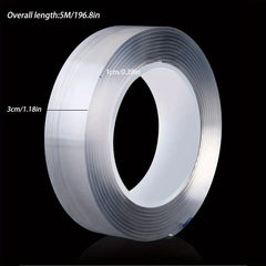 5M Nano Double Sided Tape Reusable Waterproof Strong Adhesive Tape
