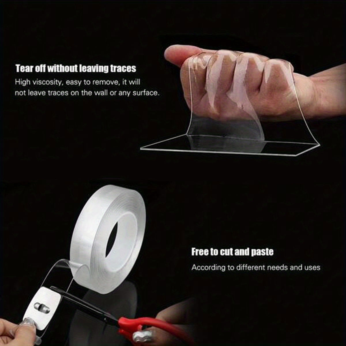 5M Nano Double Sided Tape Reusable Waterproof Strong Adhesive Tape