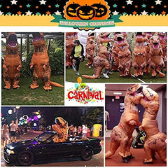 Adult T Rex Dinosaur Inflatable Costume Halloween Cosplay & Purim Party Suit