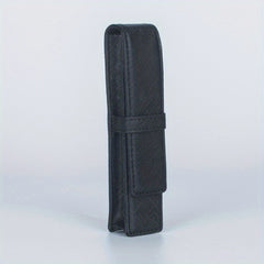 Pen Pouch Holder Real PU Washing Pen Bag