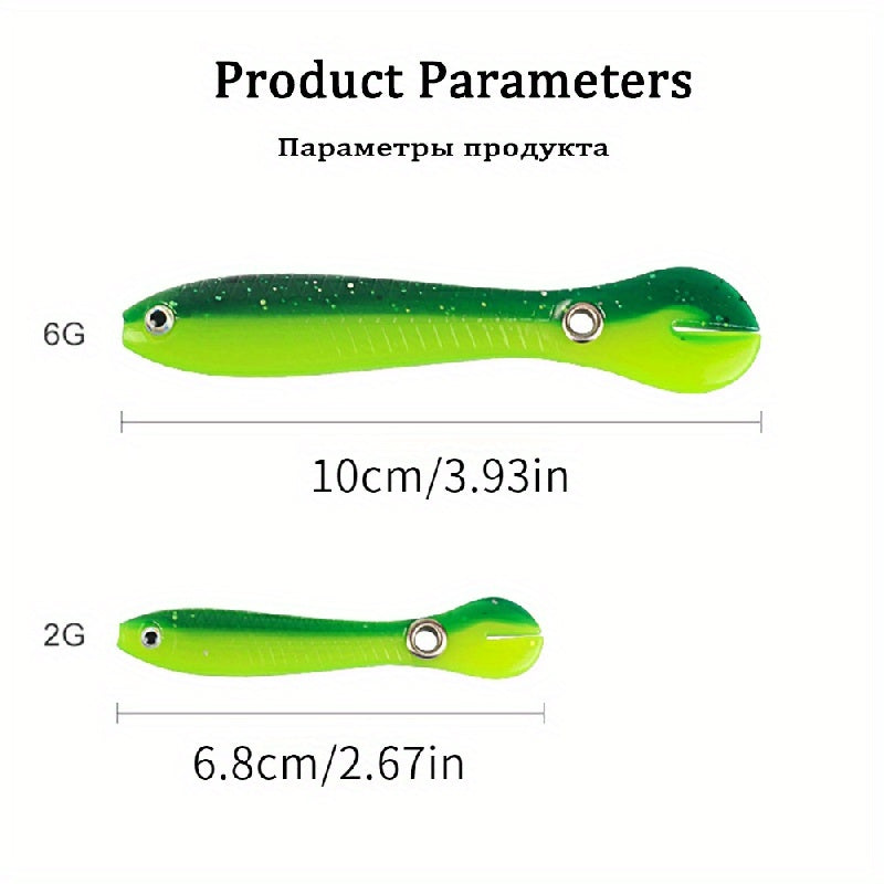 12pcs Soft Bionic Cranky Loach Lure for Fishing