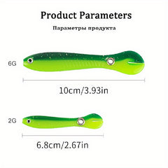 12pcs Soft Bionic Cranky Loach Lure for Fishing