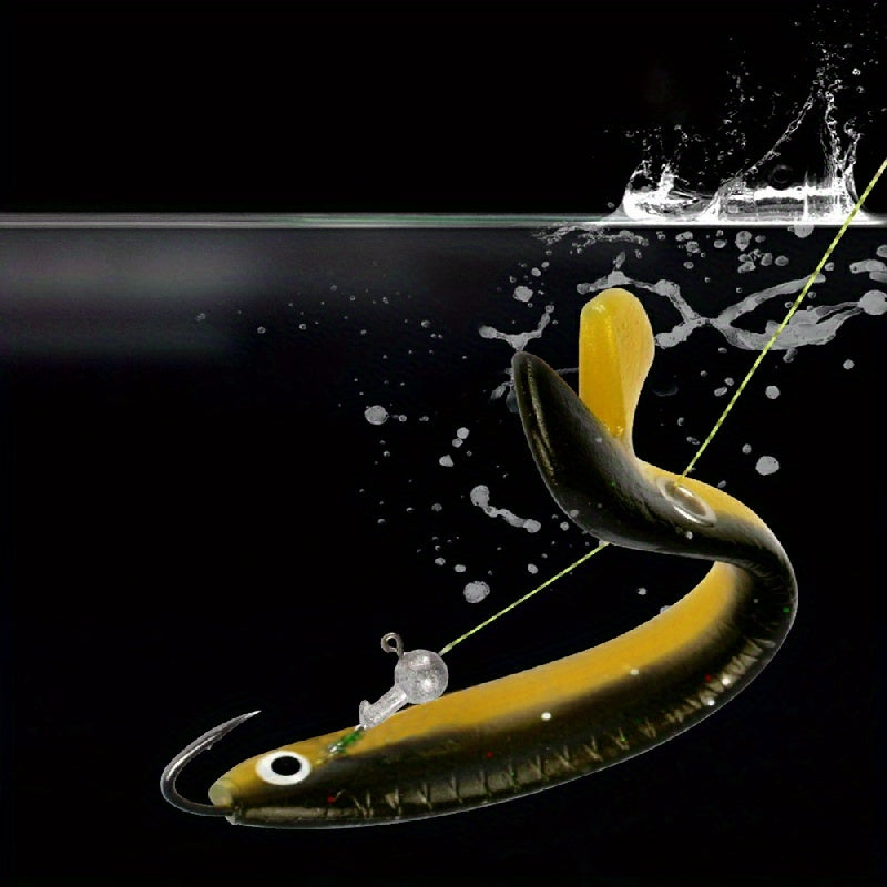 12pcs Soft Bionic Cranky Loach Lure for Fishing