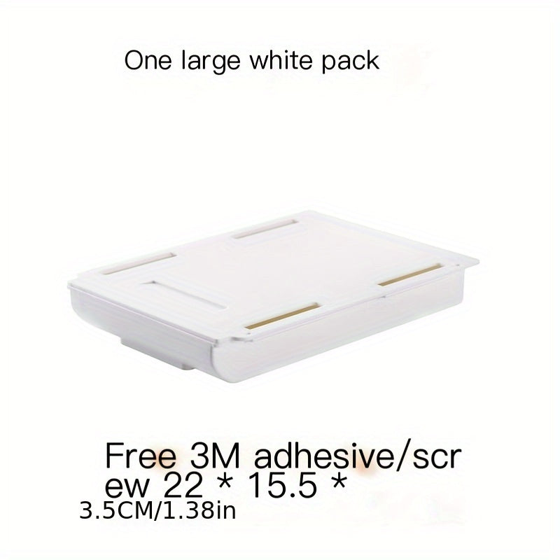 4pcs Self Adhesive Pencil Tray Storage Box - Maximize Desk Space