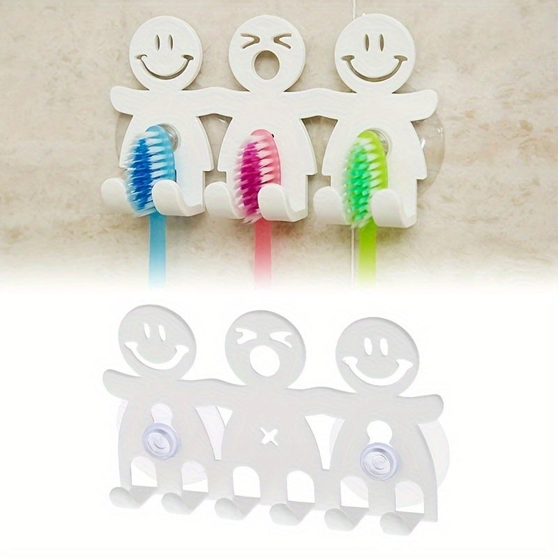 Toothbrush Holder Wall Mounted Suction Cup Bathroom Set