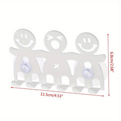 Toothbrush Holder Wall Mounted Suction Cup Bathroom Set