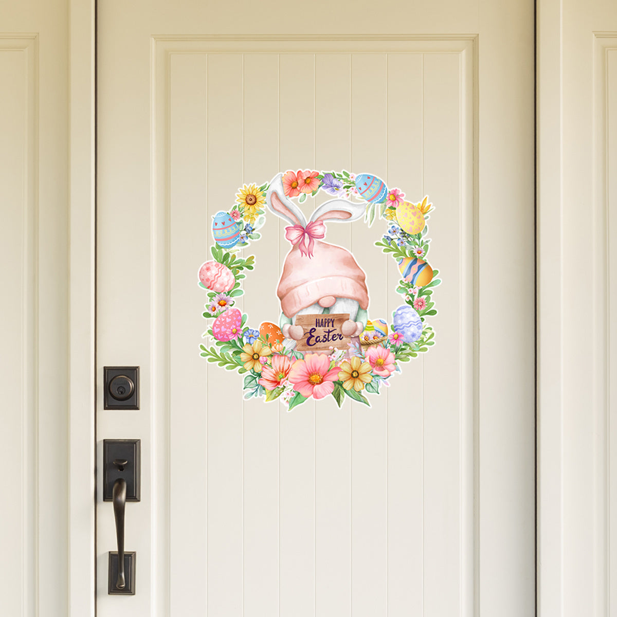 Happy Easter Wall Sticker Decoration Self-adhesive Decal
