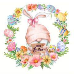 Happy Easter Wall Sticker Decoration Self-adhesive Decal
