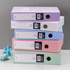2pcs Plastic Waterproof File Box A4 File Information Box Large Capacity