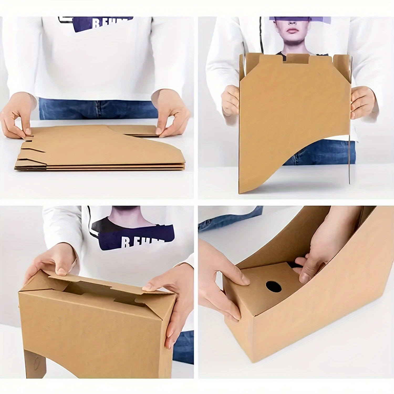 Paper File Storage Box Desk Organizer Desktop File Holder