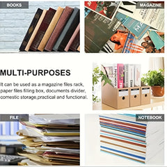 Paper File Storage Box Desk Organizer Desktop File Holder