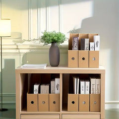 Paper File Storage Box Desk Organizer Desktop File Holder