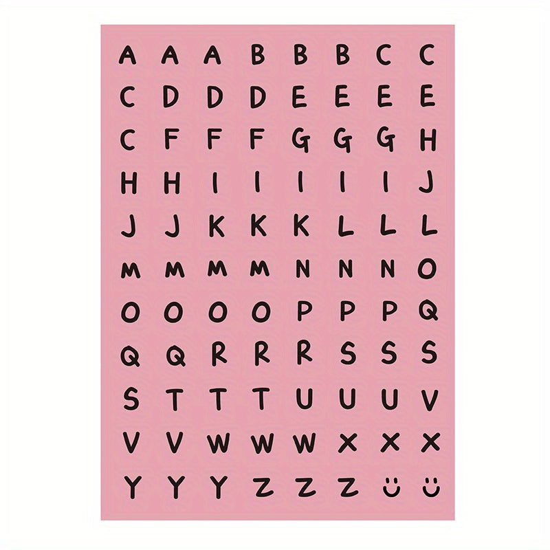 1pc English Letter Sticker Hand Tent Envelope Closures