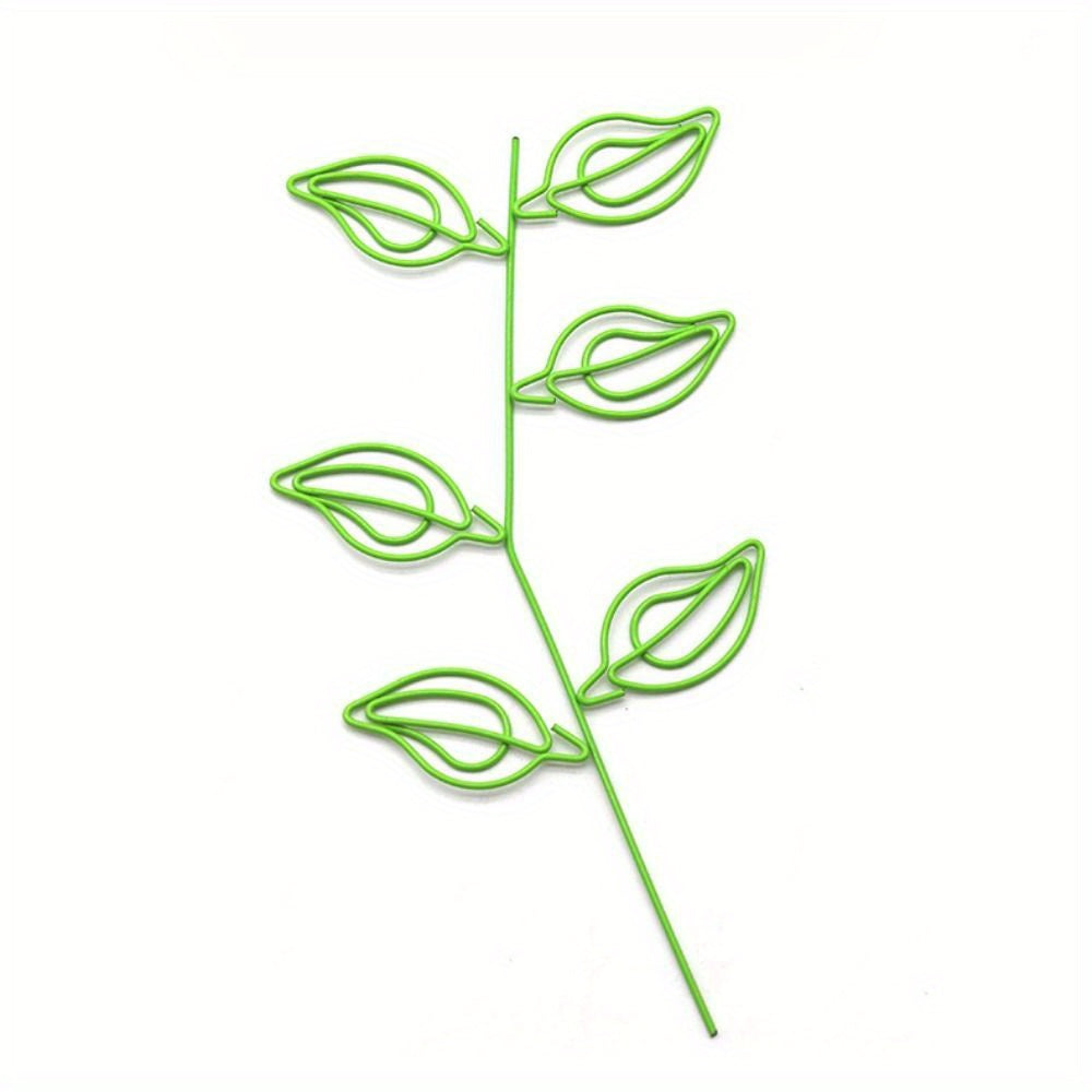 10pcs Stainless Steel Green Paper Clips Rustproof Metal Clips Durable Book Clip