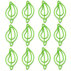 10pcs Stainless Steel Green Paper Clips Rustproof Metal Clips Durable Book Clip