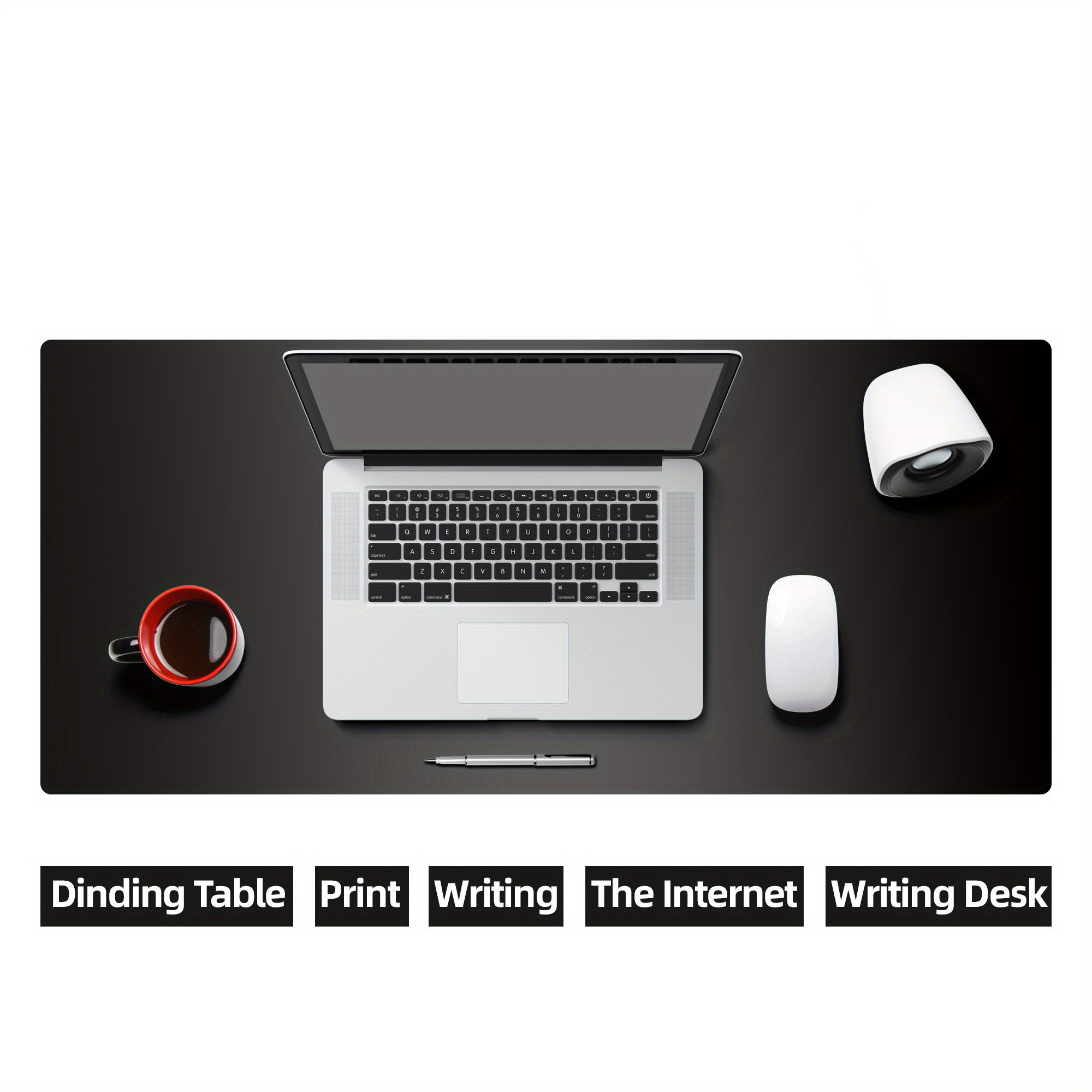 Non Slip Desk Pad Mouse Pad PU Leather Desktop Writing Pad