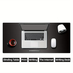 Non Slip Desk Pad Mouse Pad PU Leather Desktop Writing Pad