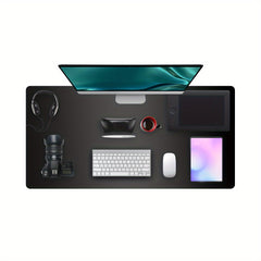 Non Slip Desk Pad Mouse Pad PU Leather Desktop Writing Pad