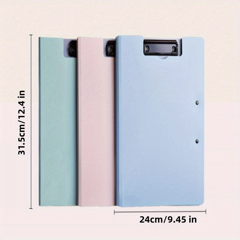 5pcs Double clipped A4 Files Secretary Clip Student Writing Clip