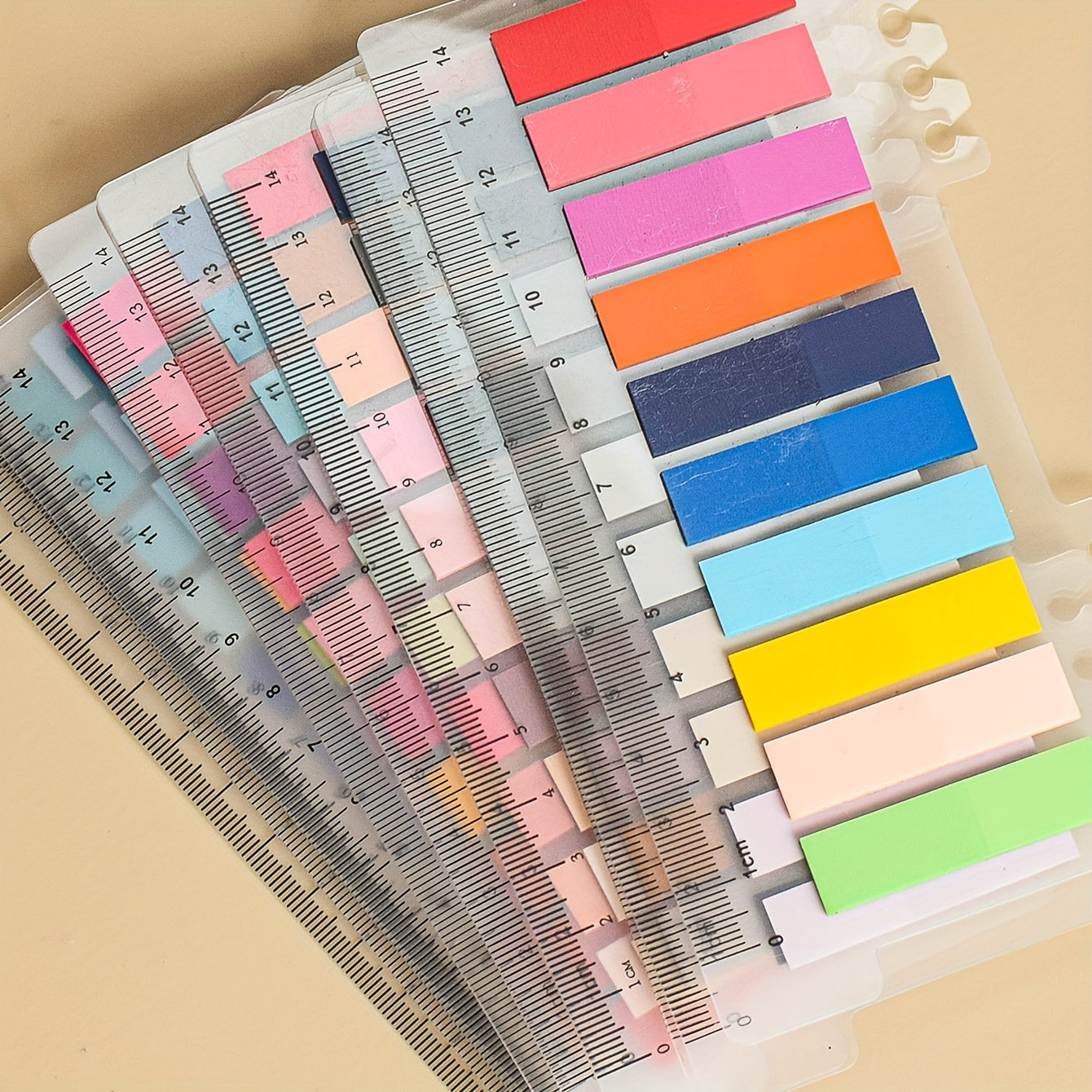 Morandi Index Sticky Notes PET Translucent Slim Bookmarks