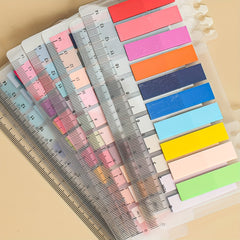 Morandi Index Sticky Notes PET Translucent Slim Bookmarks