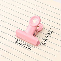 Metal Long Tail Clip Dovetail Retro Style Office Bill Clip