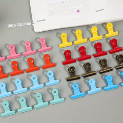 Metal Long Tail Clip Dovetail Retro Style Office Bill Clip
